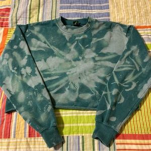 Tye Dye Cropped Sweatshirt
